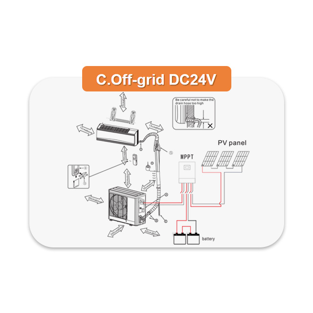 Solar Air Conditioner ( C1-DC24V off Grid)