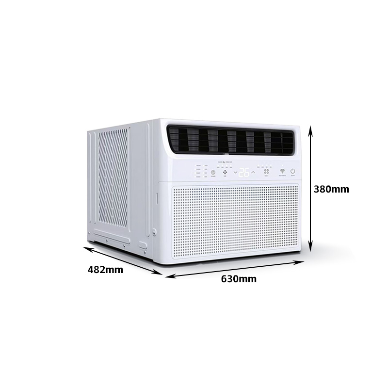 ACDC Hybrid Solar Window AC