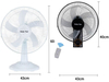 Solar Table & Wall Fan(AC/DC)